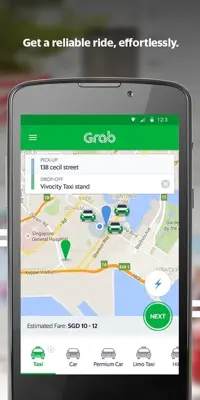 Grab (MyTeksi) android App screenshot 4